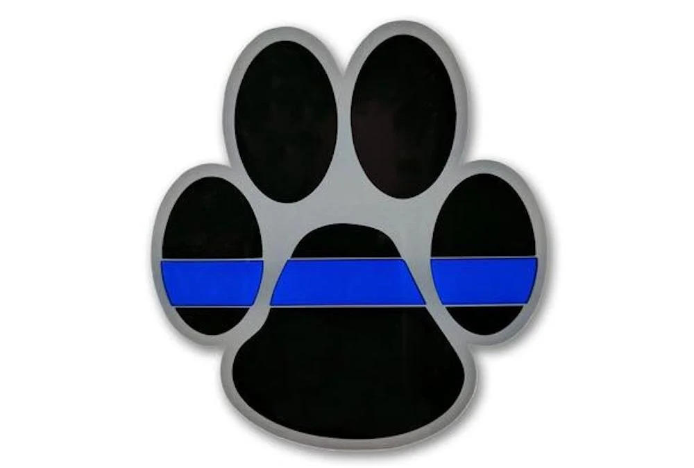 Thin Line Tactical Thin Blue Line Vinyl Sticker Decal