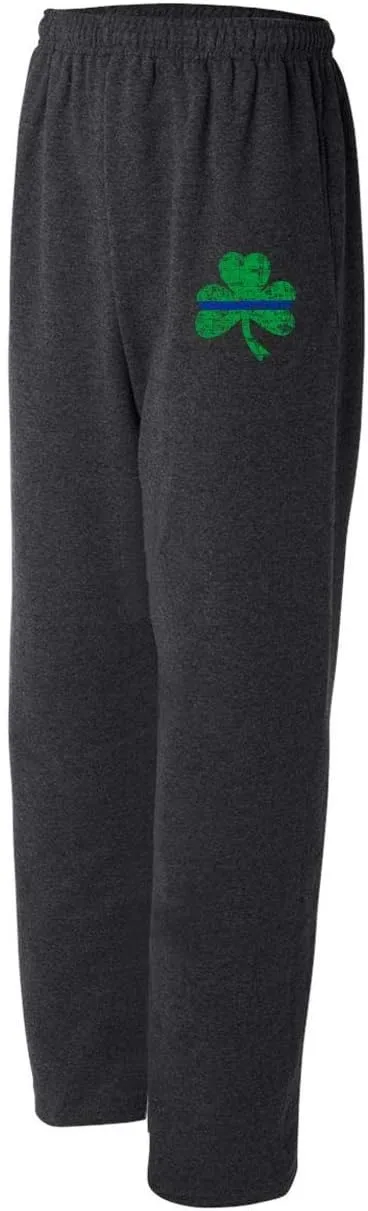 THIN BLUE LINE St. Patrick's Shamrock Sweatpants