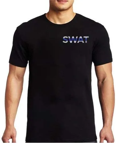 THIN BLUE LINE Men's SWAT Thin Blue Line T-Shirt