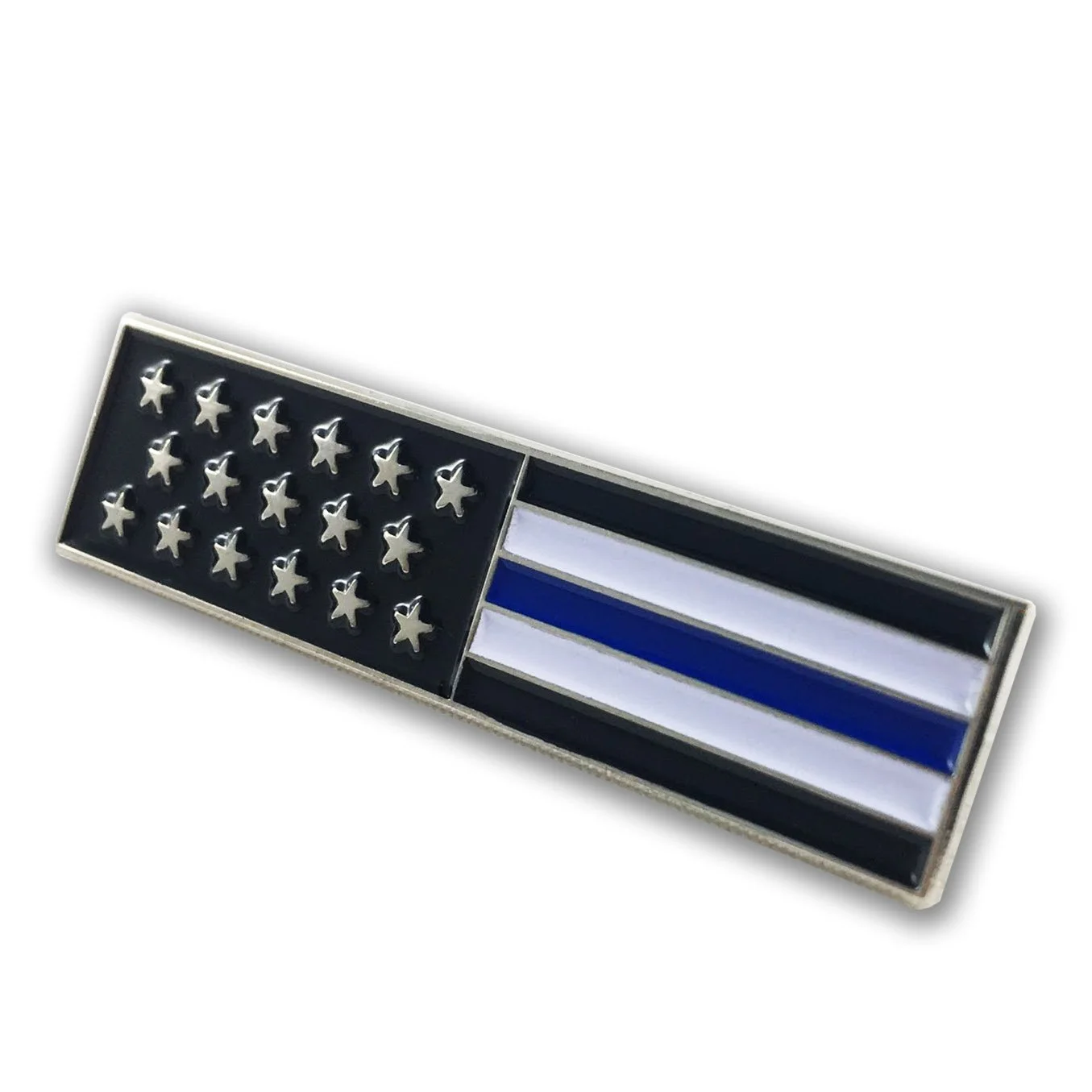 THIN BLUE LINE Enamel Lapel and Uniform Bar Pins