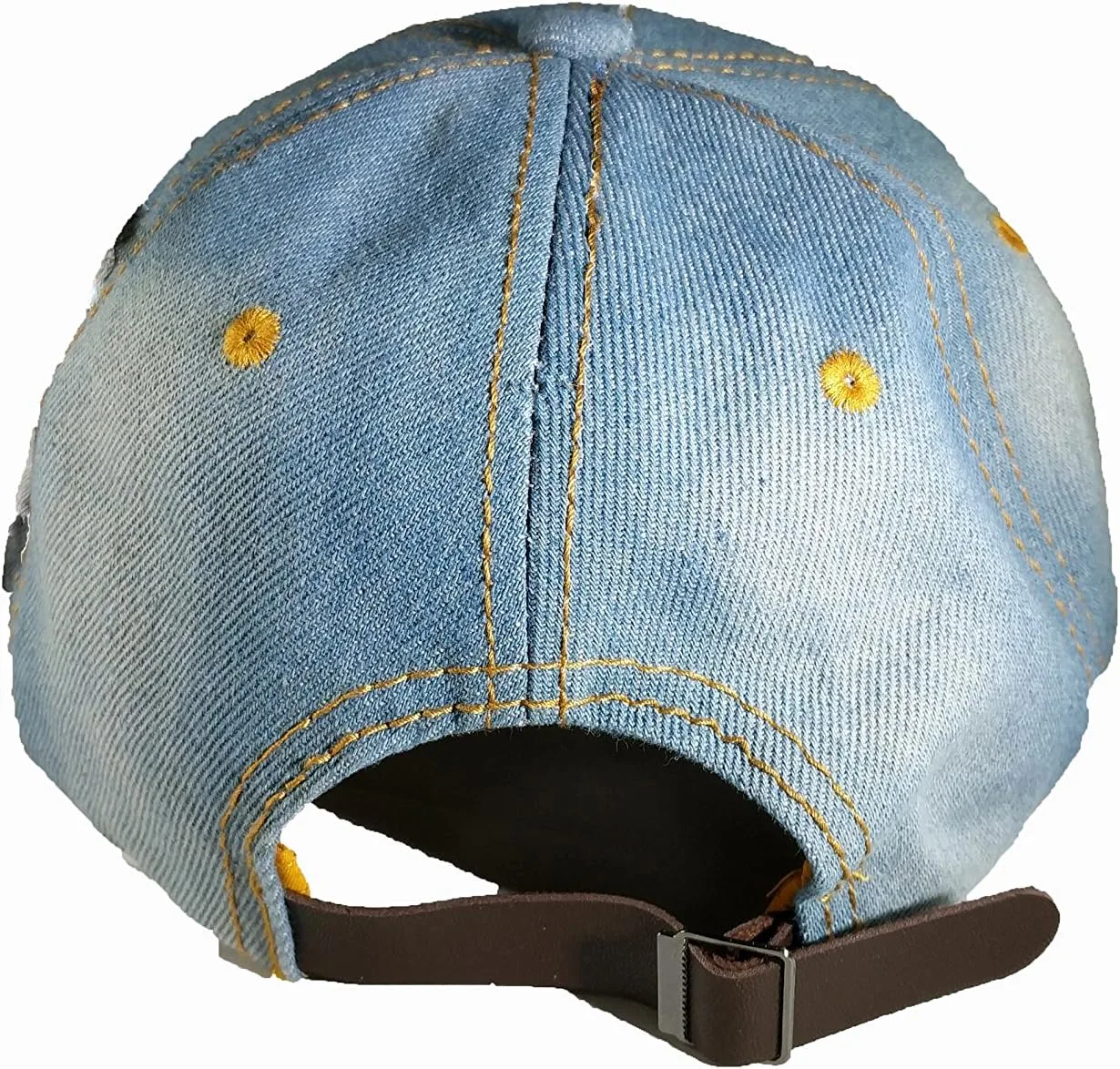 THIN BLUE LINE USA Hand Painted Denim Hat