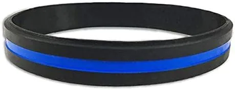 THIN BLUE LINE USA Thin Blue Line Wristband