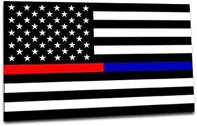 Thin Line Tactical Thin Blue Line Vinyl Sticker Decal
