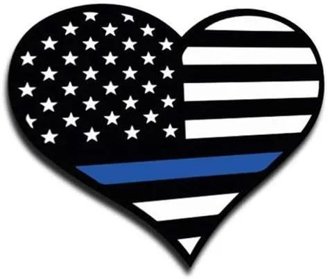 Thin Line Tactical Thin Blue Line Vinyl Sticker Decal