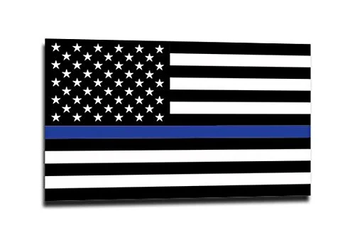 Thin Line Tactical Thin Blue Line Vinyl Sticker Decal