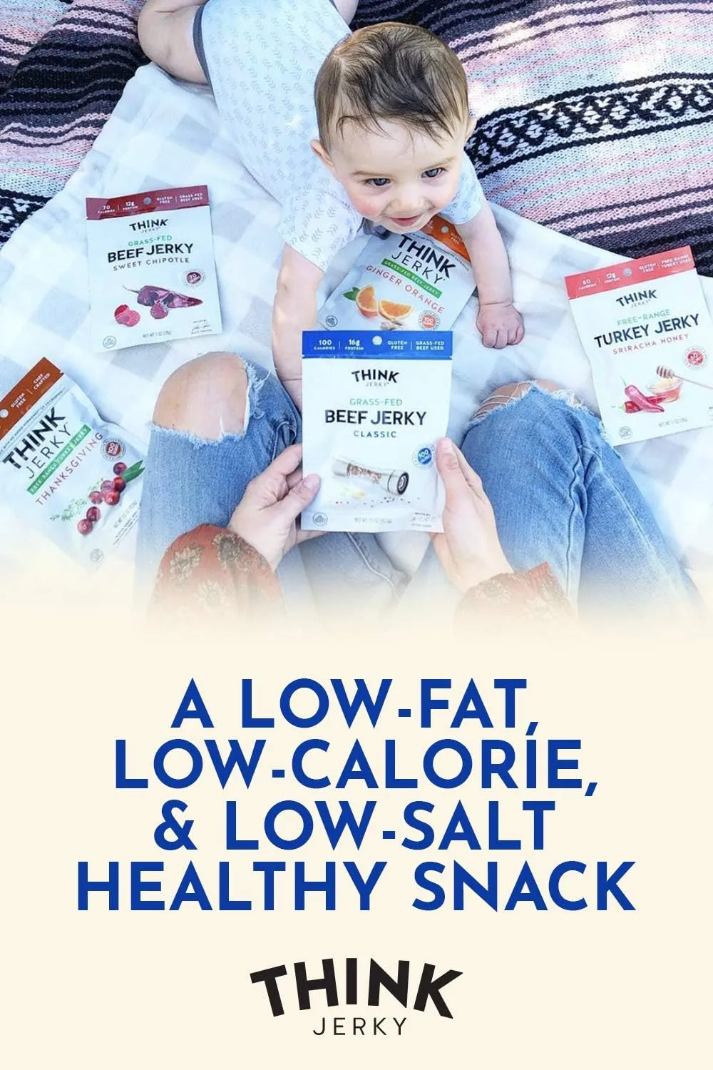 THINK JERKY High-Protein Jerky Snacks, Gluten Free, Chef-Crafted