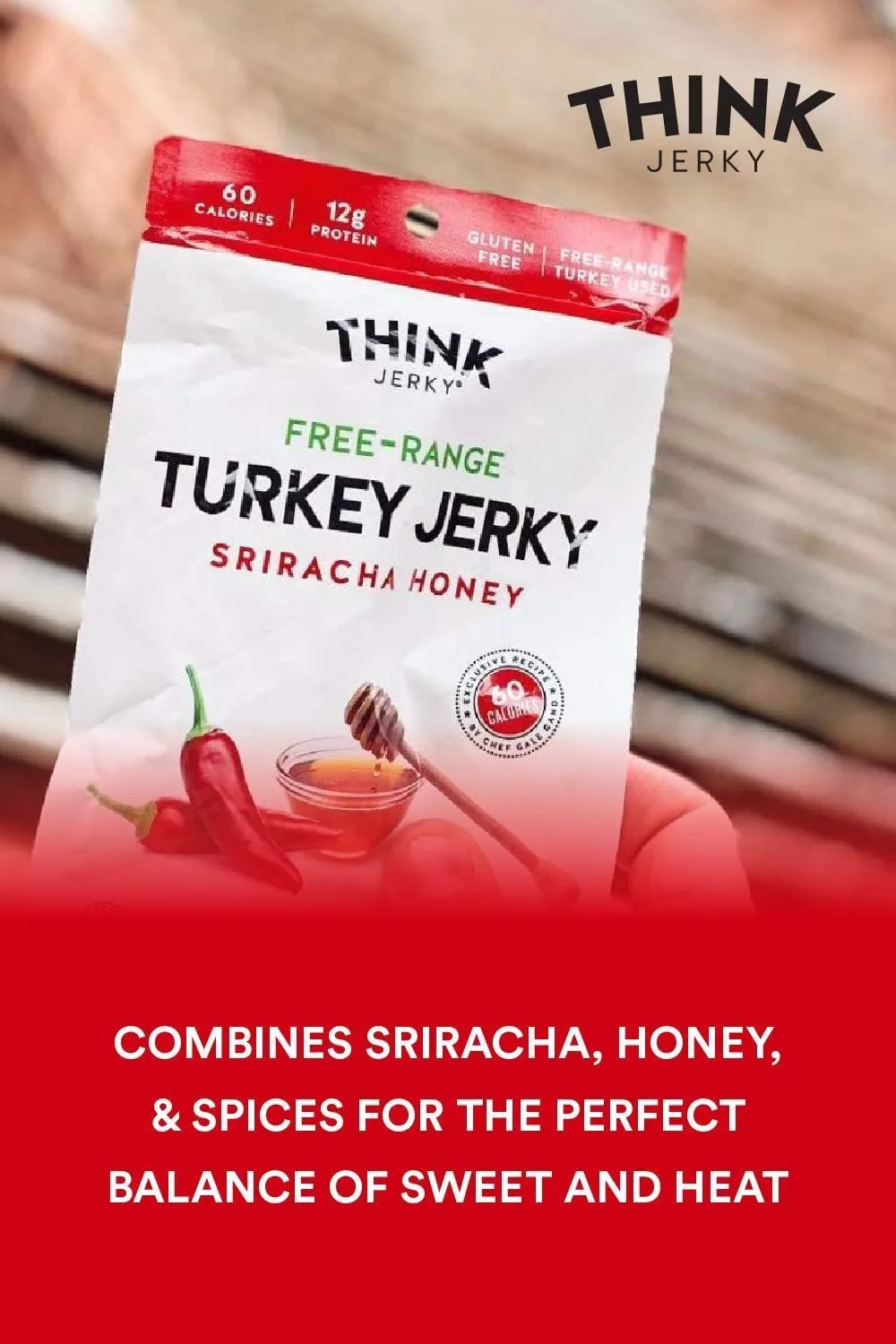 THINK JERKY High-Protein Jerky Snacks, Gluten Free, Chef-Crafted