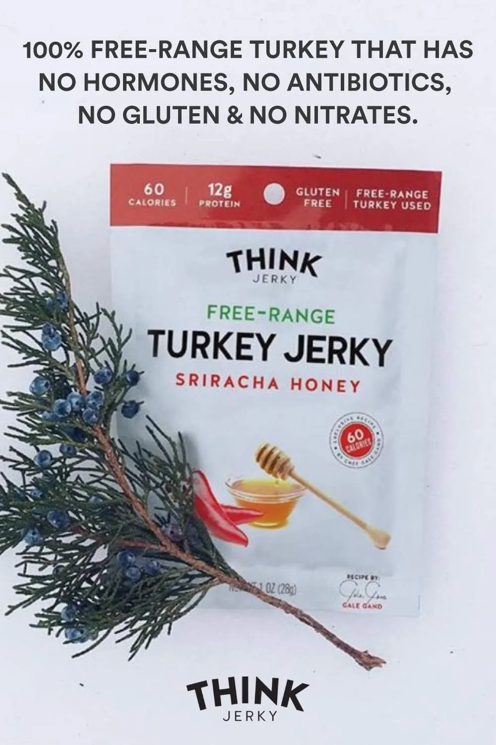THINK JERKY High-Protein Jerky Snacks, Gluten Free, Chef-Crafted