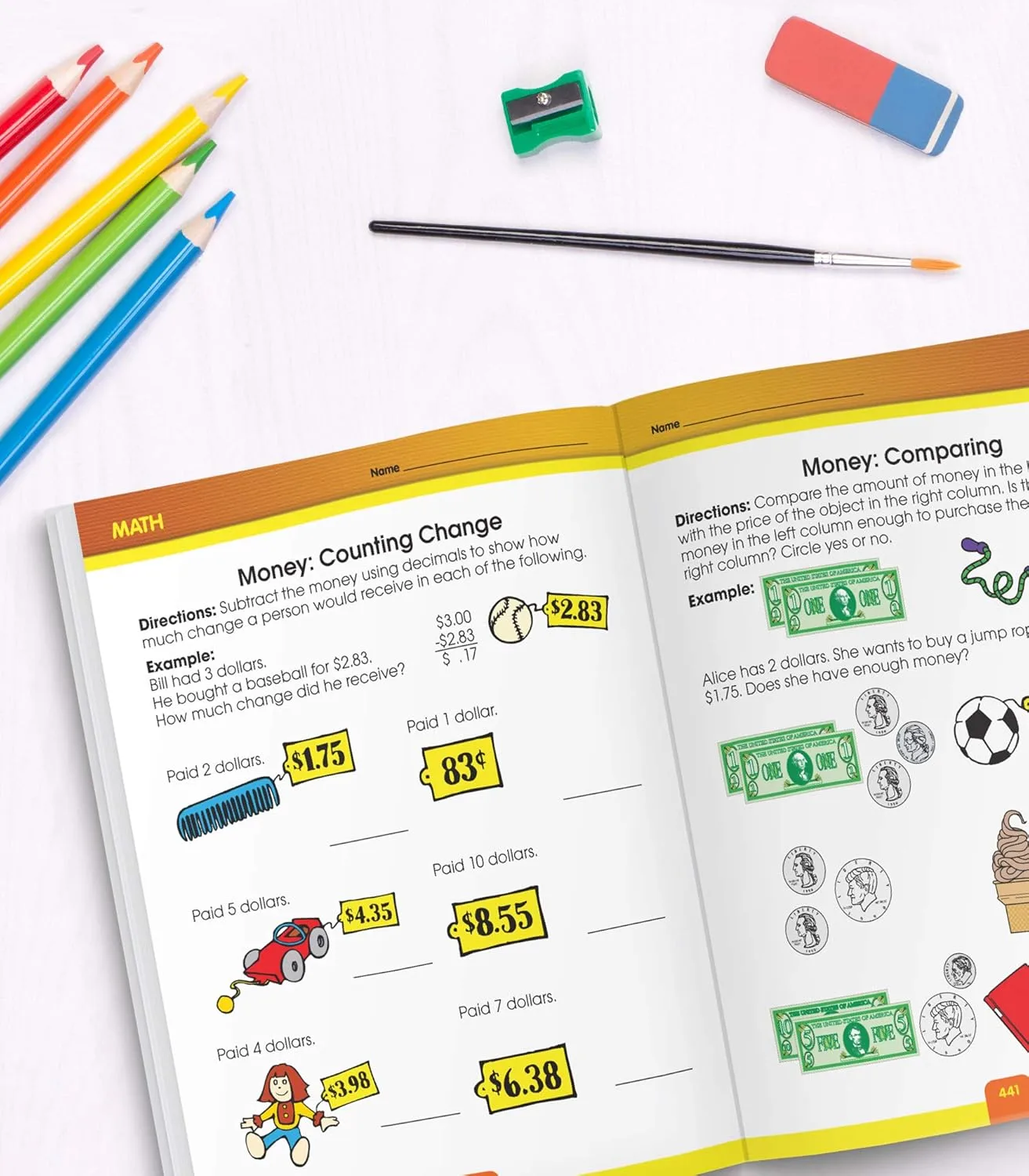 Carson Dellosa Comprehensive Curriculum of Basic Skills 3rd Grade Workbook, Reading Comprehension, Language Arts, Spelling