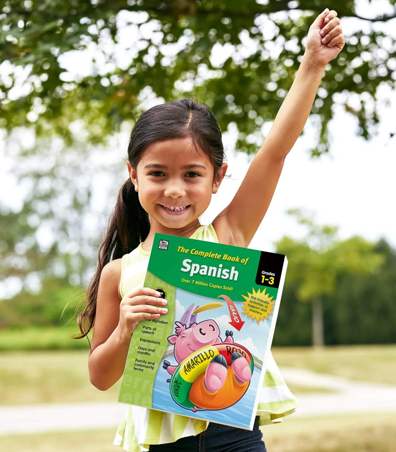 Complete Book of Spanish Workbook for Kids, Grades 1-3 Spanish Learning, Basic Spanish Vocabulary, Alphabet, Numbers, Colors