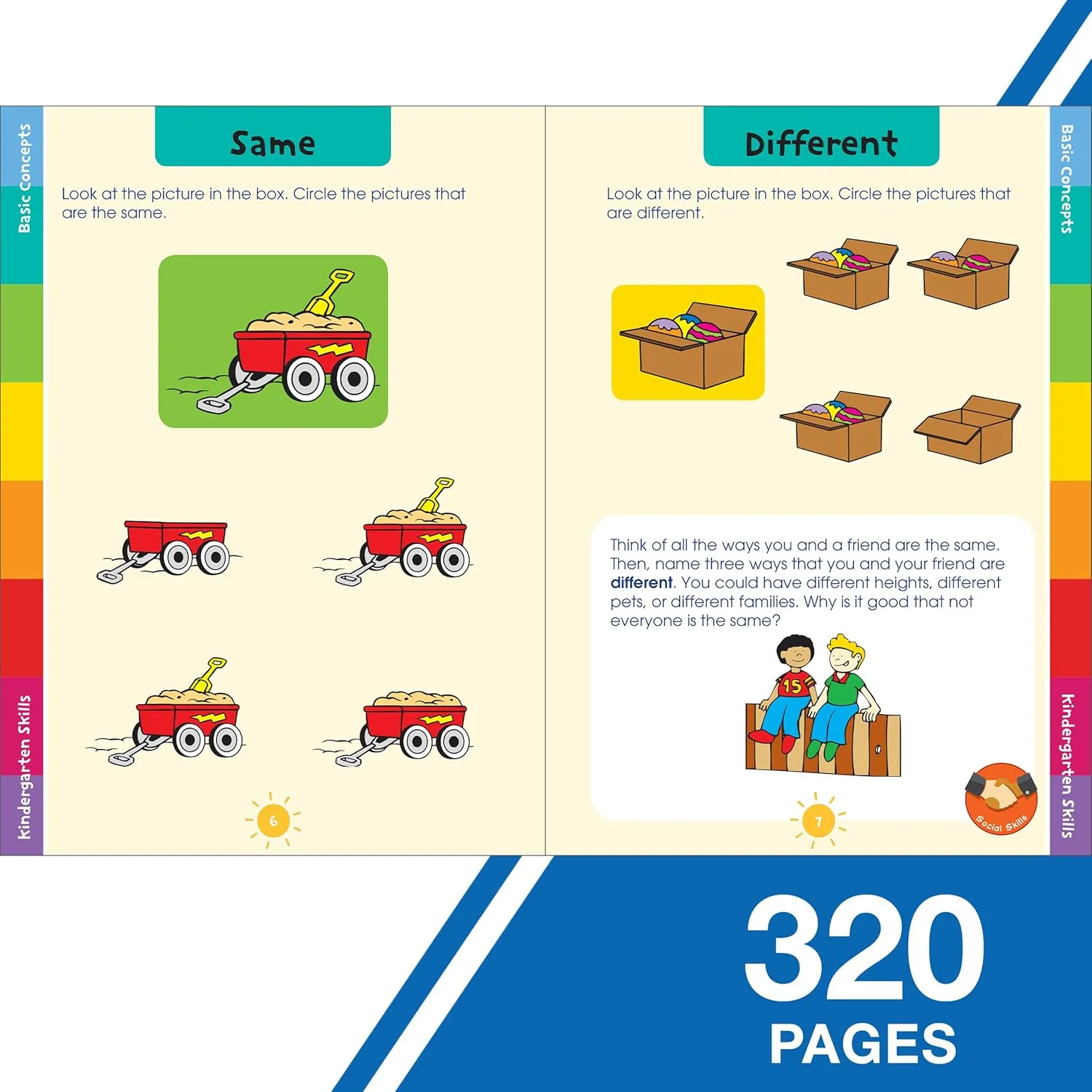 Carson Dellosa — Kindergarten Skills Workbook for Kindergarten, 320 Pages