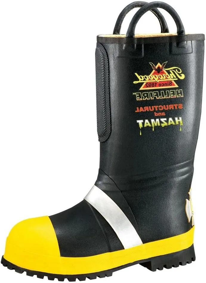 Thorogood 807-6000 Men's Hellfire Rubber Insulated Fire Steel Toe Boot with Kevlar Liner and Lug Sole