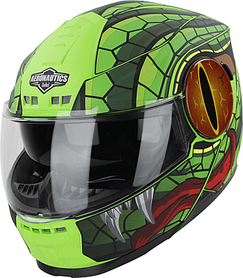 STEELBIRD SBH-40 ISS MAMBA GLOSSY GREEN/GREEN C/V 580 MM (HIGH END)