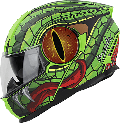 STEELBIRD SBH-40 ISS MAMBA GLOSSY GREEN/GREEN C/V 600 MM (HIGH END)