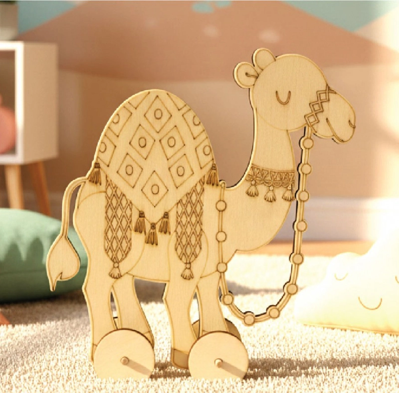 DIY WOODEN RACER - CAMEL