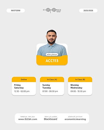 ACC113 - Financial Accounting II - Online