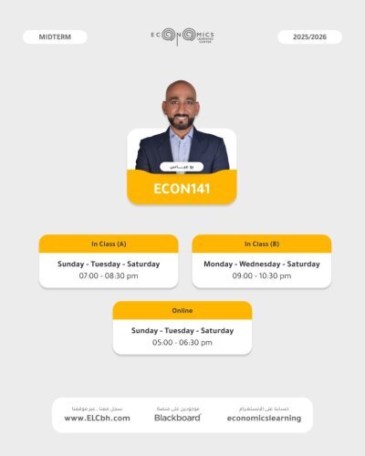 ECON141 - Macroeconomics - In Class B