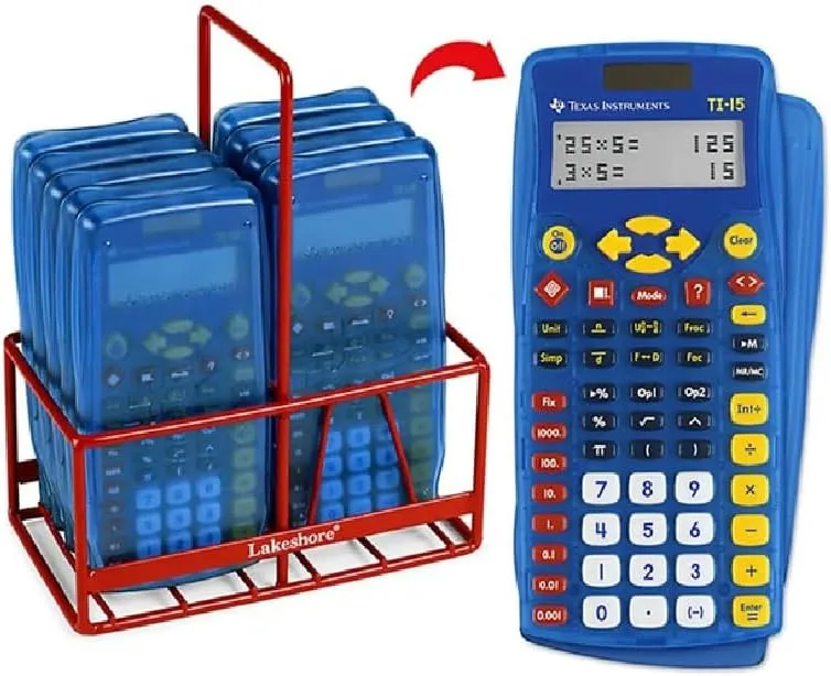 Texas Instruments TI-108 Solar Power Calculator/Teacher’s Kit (set of 10)