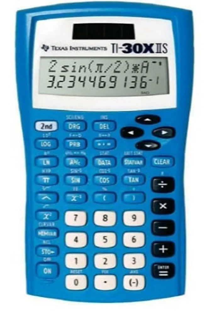 Texas Instruments TI-30XIIS Slidecase for Calculator - 10 Pack - Blue