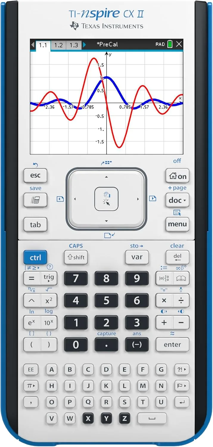 Texas Instruments TI-Nspire CX II Color Graphing Calculator