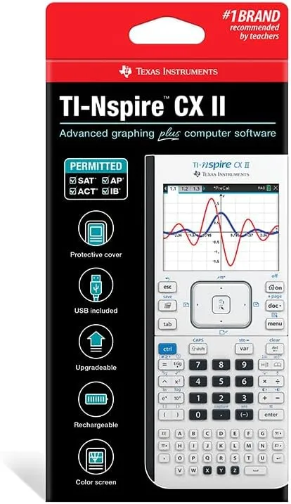 Texas Instruments TI-Nspire CX II Color Graphing Calculator
