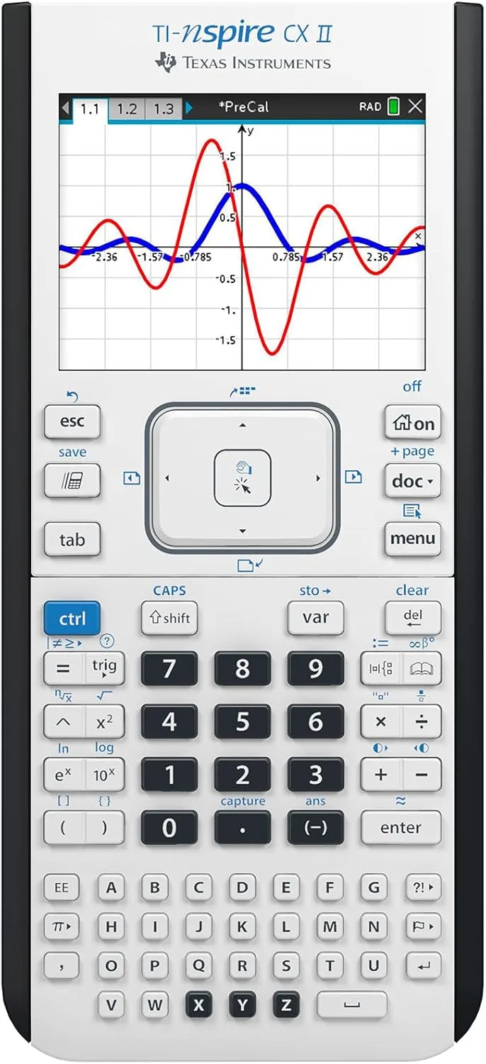 Texas Instruments TI-Nspire CX II Color Graphing Calculator