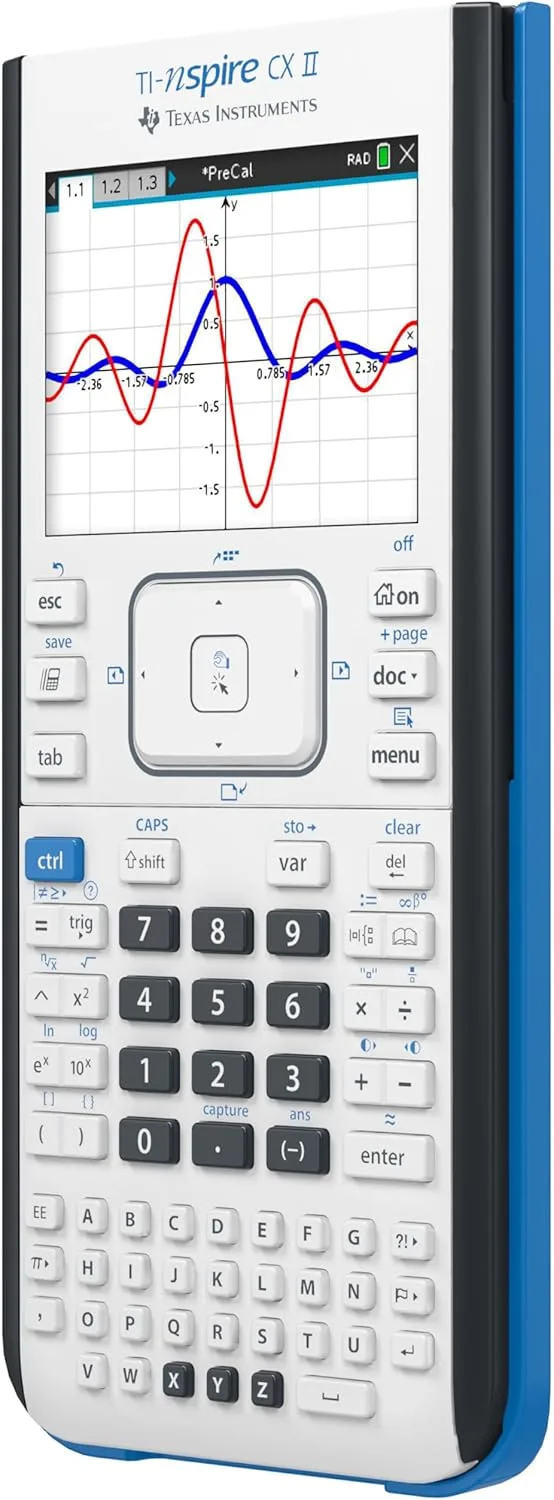 Texas Instruments TI-Nspire CX II Color Graphing Calculator