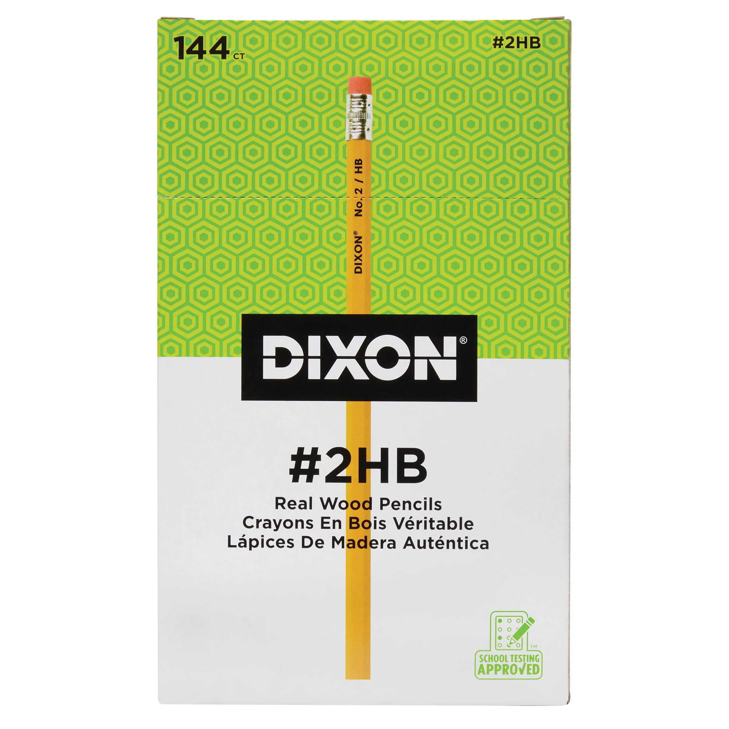 Ticonderoga Dixon Pencils #2 HB Soft Lead - Box of 144