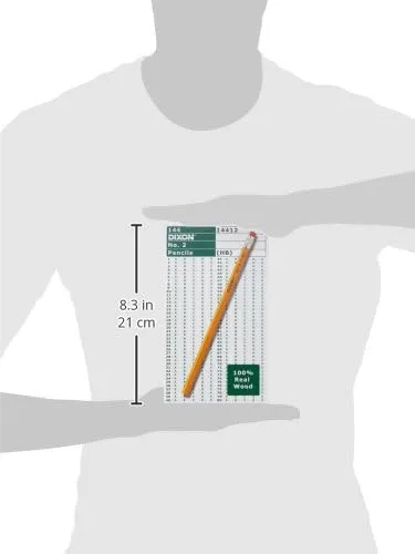 Ticonderoga Dixon Pencils #2 HB Soft Lead - Box of 144