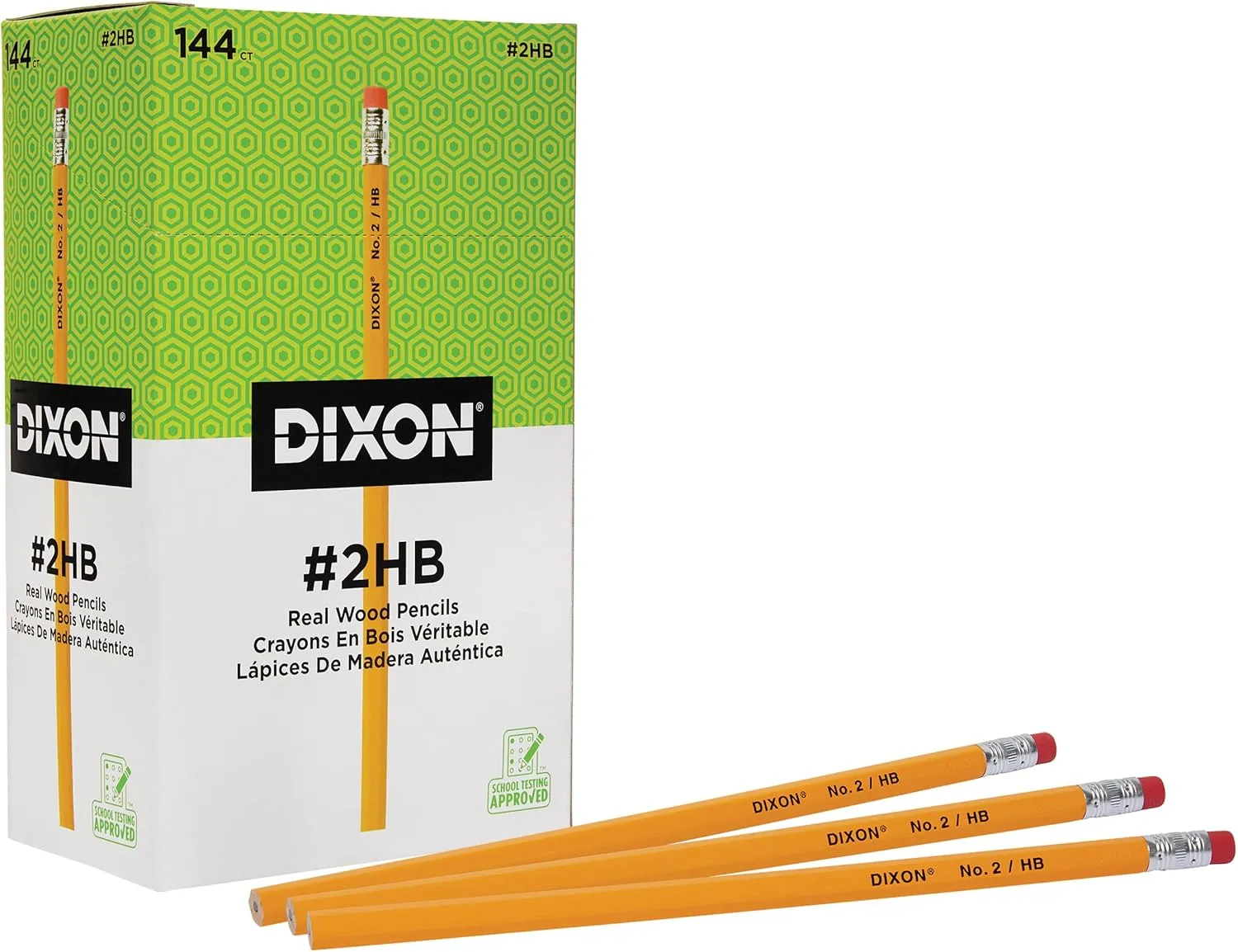 Ticonderoga Dixon Pencils #2 HB Soft Lead - Box of 144
