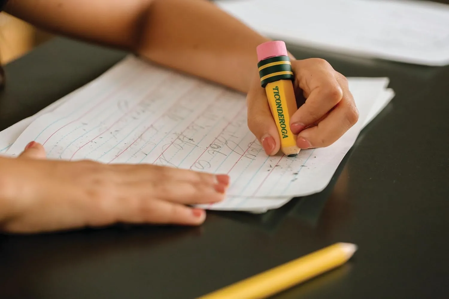 TICONDEROGA Erasers, Pencil Shaped, Latex-Free, Yellow
