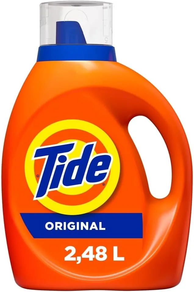 Tide Laundry Detergent Liquid, Original Scent, 64 Loads, 84 FL OZ, Works on 100% of Common Stains, Laundry Soap
