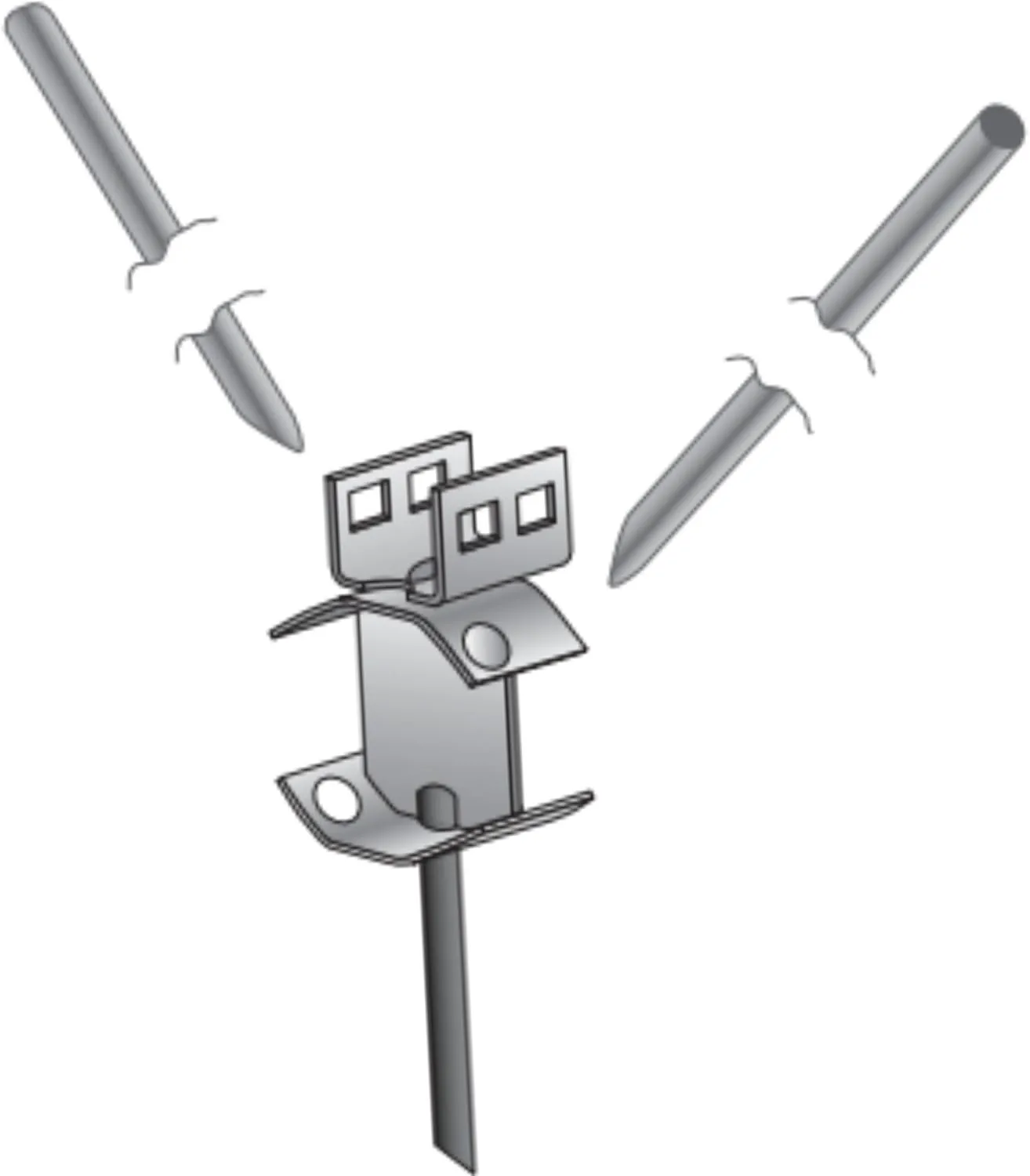 Tie Down Cross Drive Rock Anchor – Heavy-Duty 30” Anchor with Swivel Head for Secure Rock Installation 1 in Box