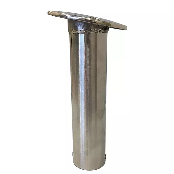 Tigress Economy Stainless Steel Gunnel Mount Rod Holder, 15° Angle, Durable and Corrosion-Resistant