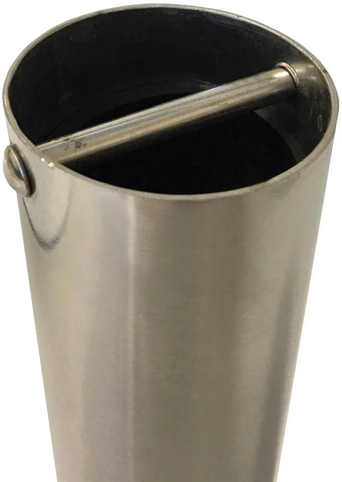 Tigress Economy Stainless Steel Gunnel Mount Rod Holder, 15° Angle, Durable and Corrosion-Resistant