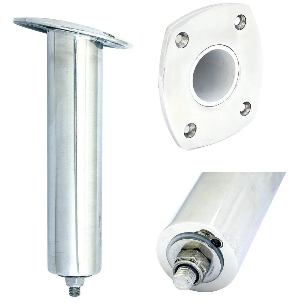 TIGRESS 4 Hole Swivel Rectangular Head Gunnel Rod Holder