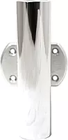 Tigress 8 1/2" Straight Side Mount Transom or Console Rod Holder - Anodized Aluminum, Secure 4-Hole Mount