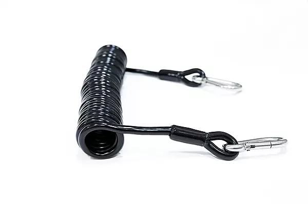 Tigress Heavy-Duty Coiled Safety Tether - 1200lbs
