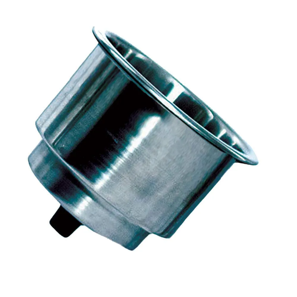 Tigress Stainless Steel Boat Cup Insert with Drain Hole