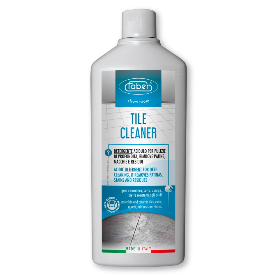 Solutie de curatat gresie FABER, TILE CLEANER, cu continut de acid pentru curatare profunda 1L, SR100004