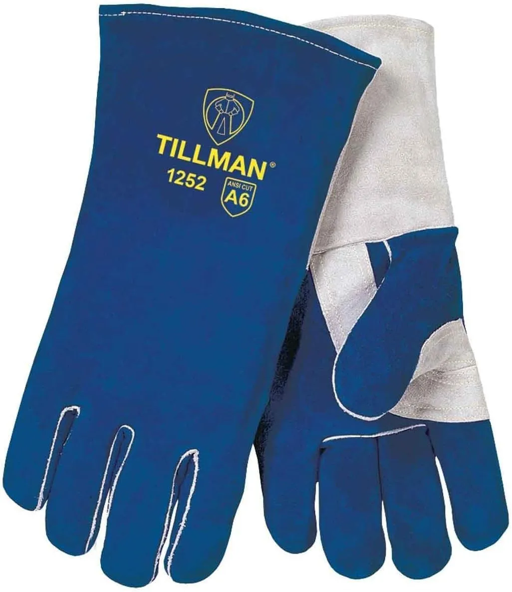 Tillman 1252 Premium Side Split Cowhide Stick Gloves, Large