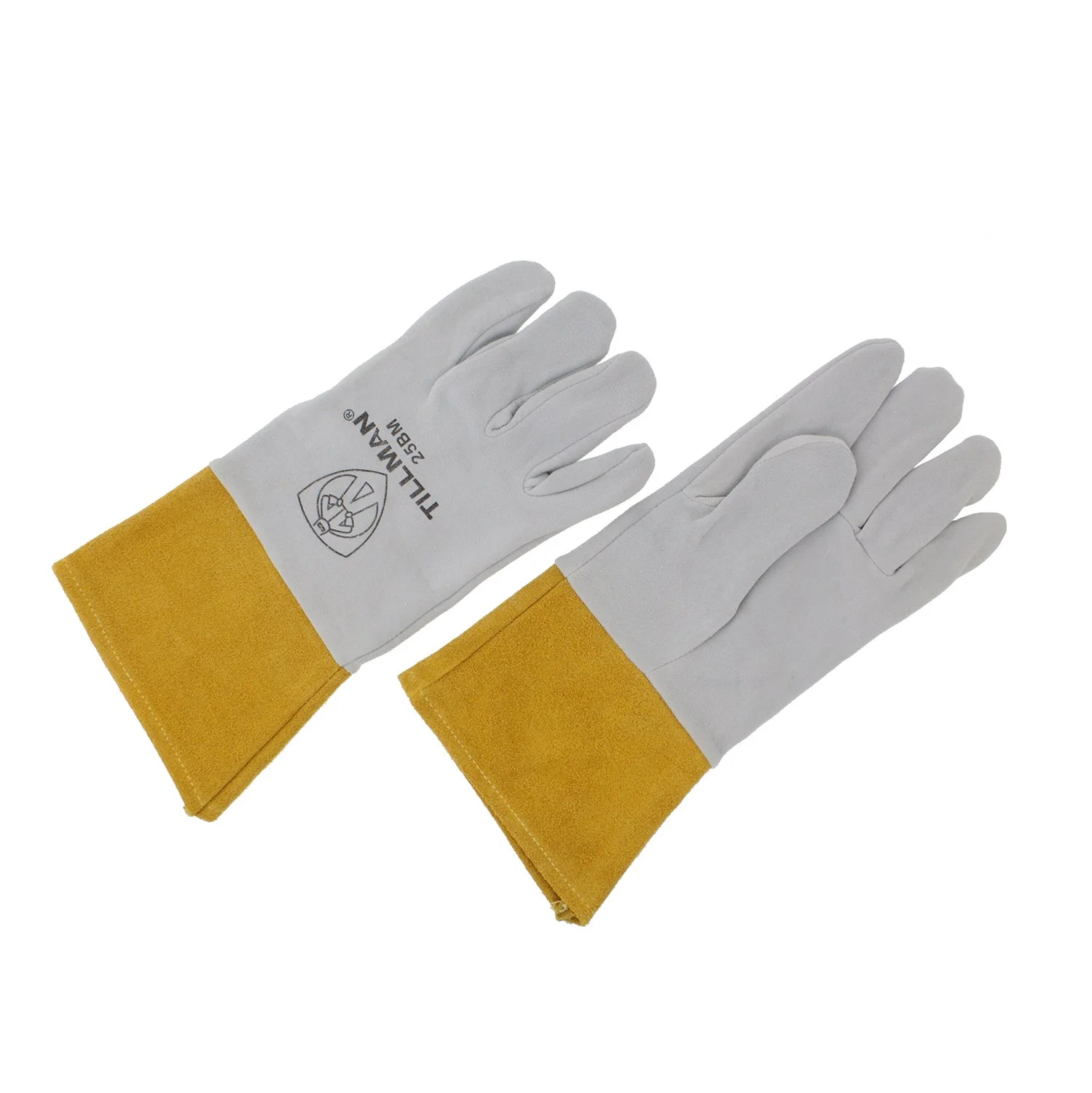 John Tillman & Co 25BM Medium Pearl Split Deerskin Uniform Leather Welders Gloves