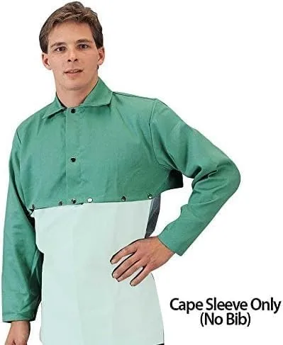 Tillman Green Large Cotton Welding Cape Sleeves - TIL6221L