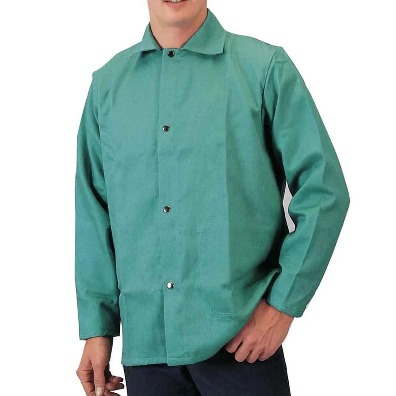 Tillman 6230-3X Lightweight 30" GREEN Jacket Flame Retardant Cotton - 3XL