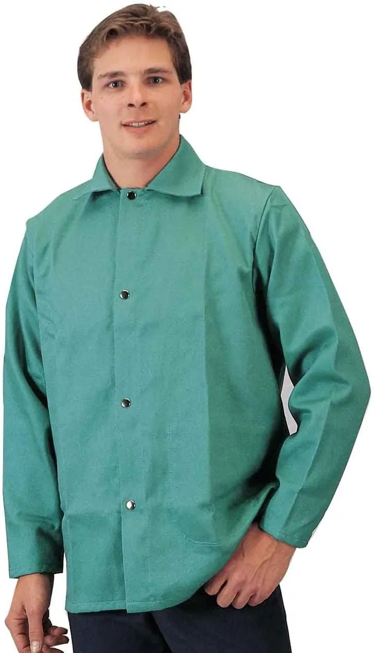 Tillman 6230-3X Lightweight 30" GREEN Jacket Flame Retardant Cotton - 3XL