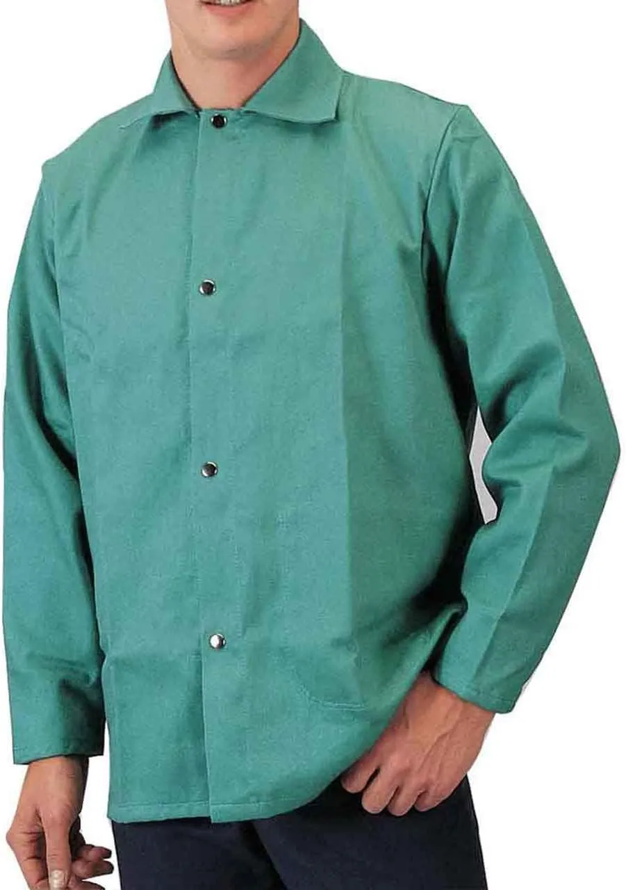 Tillman 6230-3X Lightweight 30" GREEN Jacket Flame Retardant Cotton - 3XL
