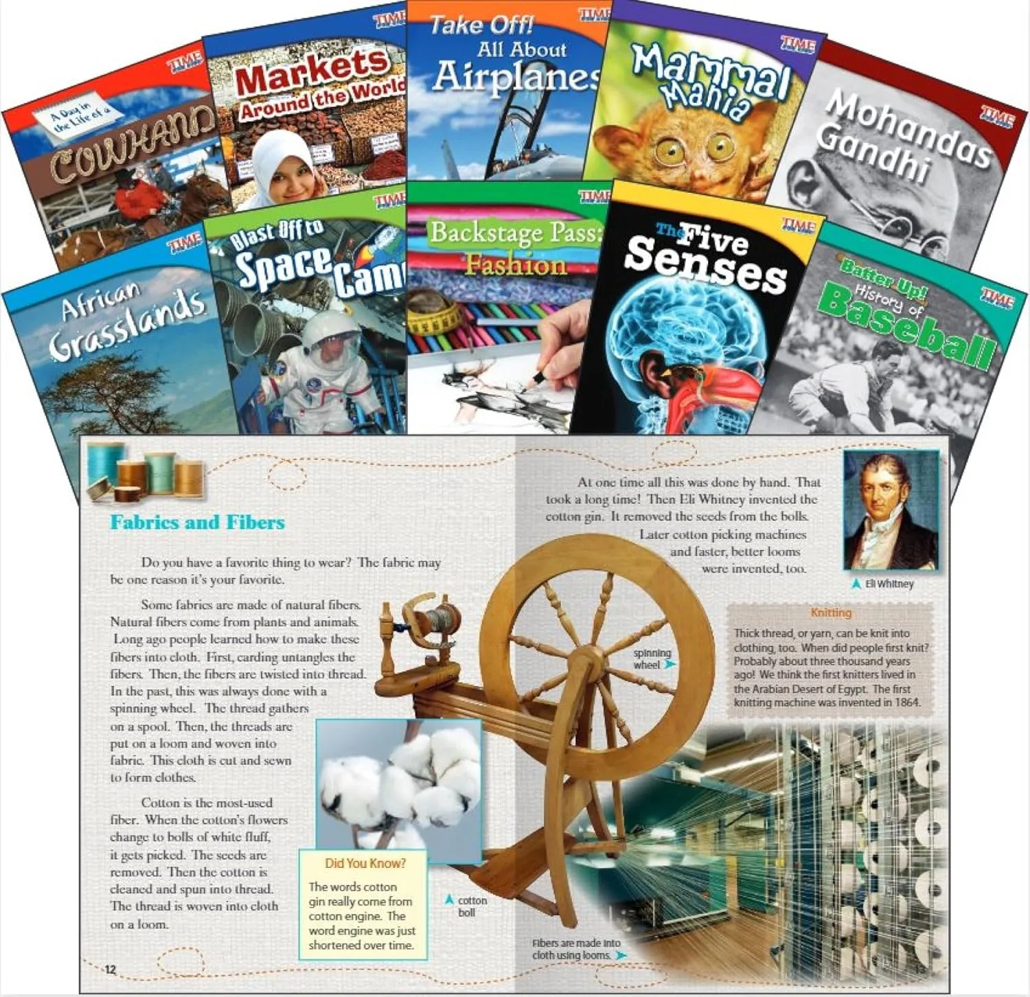 TIME FOR KIDS® Informational Text Grade 3 Readers Set 1 10-Book Set (TIME FOR KIDS® Nonfiction Readers)