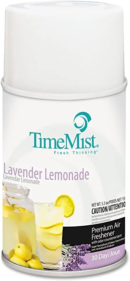 TimeMist 1042757 Lavender Lemon Metered Air Dispenser Refill (Pack of 12)