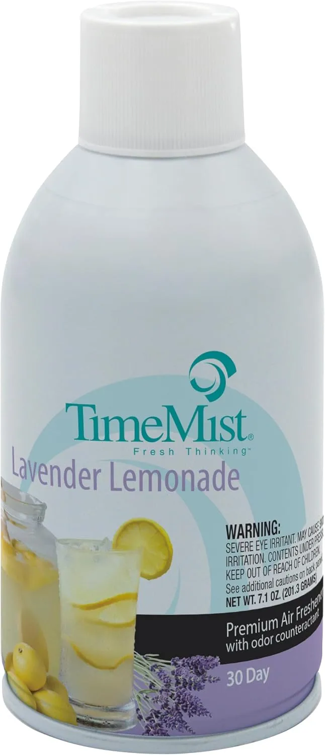 TimeMist 1042757 Lavender Lemon Metered Air Dispenser Refill (Pack of 12)