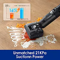 Floor One S7 Stretch - 50min, Smart 180° Lay Flat Wet Dry Cordless Vacuum Floor Washer & Mop Stick